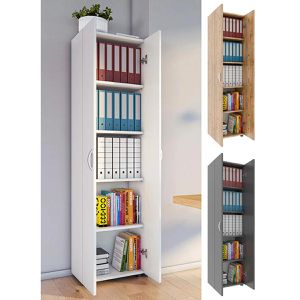 Produktbild für Aktenschrank VCM Ulas 5-Fach 918436, aus Holz