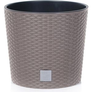 Produktbild für Übertopf Prosperplast Rato Round, beige, Ø 20 x 19 cm