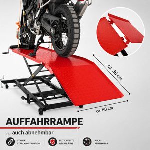 Produktbild für Hebebühne Trutzholm 74831, rot, für Motorrad