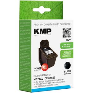 Produktbild für Tinte KMP H29 für HP 21XL, C9351CE