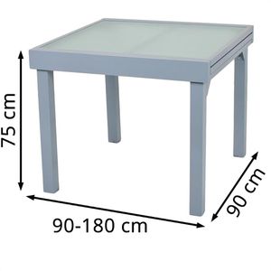Produktbild für Gartentisch Garden-Pleasure LOLA, Glas