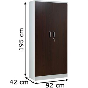 Produktbild für Aktenschrank G-Office FLC/WD.19, aus Metall / Holz