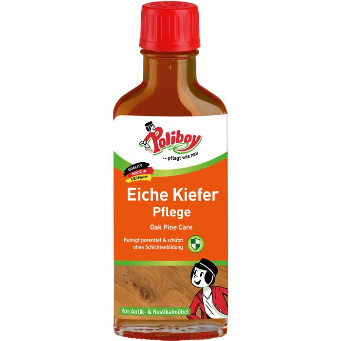 Poliboy Möbelpolitur Eiche Kiefer Pflege, für Antik- & Rustikalmöbel, 100ml – Böttcher AG