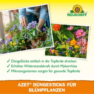 Produktbild für Dünger Neudorff Azet DüngeSticks für Blühpflanzen