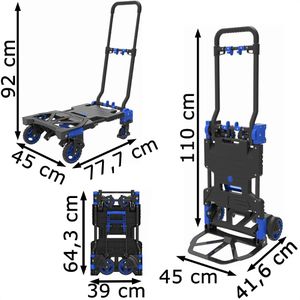 Produktbild für Sackkarre Böttcher-AG R-CPT, 2 in 1, klappbar