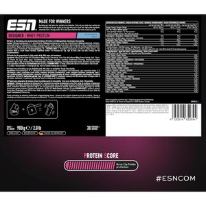 Produktbild für Proteinpulver ESN Designer Whey Protein, 908g