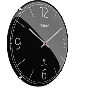 Produktbild für Wanduhr Mebus 12985, Kunststoff, analog, Funkuhr