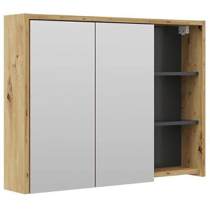 Spiegelschrank Vicco Viola, artisan eiche / anthrazit