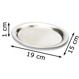 Produktbild für Serviertablett APS Kaffeehaus 30111, oval, 19x15cm