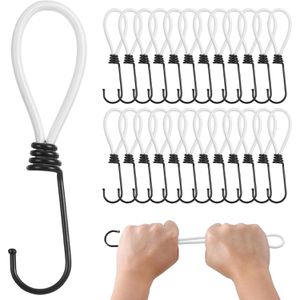 Planenspanner PRETEX Expanderhaken, weiß, 25 Stück