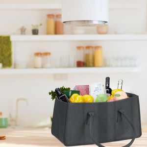 Produktbild für Kaminholztasche Relaxdays 10021755, anthrazit
