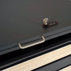 Produktbild für Mülltonnenbox Mendler HWC-J81, Metall