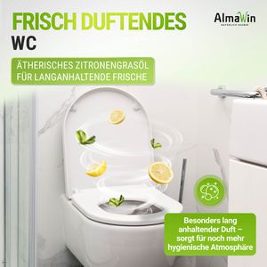 Produktbild für WC-Reiniger AlmaWin zitronig frisch, flüssig