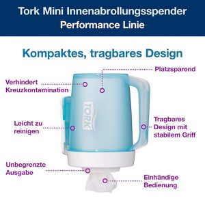 Produktbild für Putztuchrollenhalter Tork Elevation Performance, 658002, M1