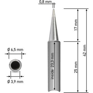 Produktbild für Lötspitze QUICK 960-0.8D, Dauerlötspitze