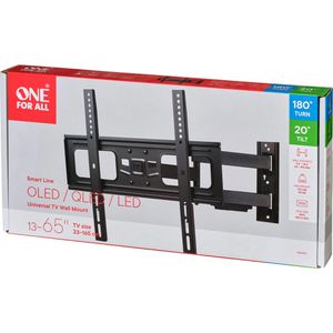 Produktbild für TV-Wandhalterung One-For-All Smart Line, WM2453, schwarz