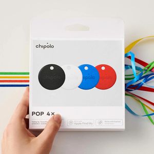 Produktbild für Bluetooth-Tracker Chipolo Pop 4 Pack, für iOS &amp; Android