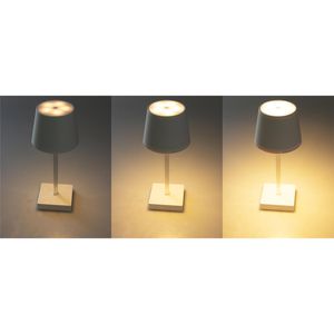 Produktbild für Tischlampe ChiliTec 23765, weiß mit LED