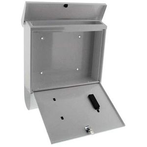 Produktbild für Briefkasten Burg-Wächter Malaga 4400 NI, Silber, aus Edelstahl