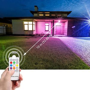 Produktbild für LED-Außenstrahler Lepro RGB, IP65 wasserdicht