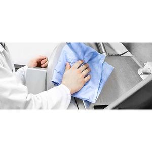 Produktbild für Putztuchrolle Katrin Basic XXL, 464354, aus Zellstoff, blau