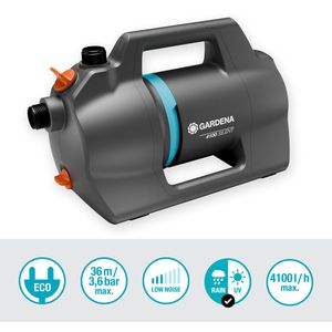 Produktbild für Gartenpumpe Gardena 4100 Silent Set, 550 W