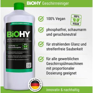 Produktbild für Maschinenspülmittel BiOHY 100% vegan, biologisch abbaubar