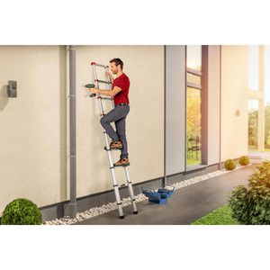 Produktbild für Teleskopleiter Hailo FlexLine T80, 7113-131, Länge 3,8m