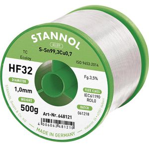 Lötzinn Stannol HF32 ROL0, Flussmittel, bleifrei