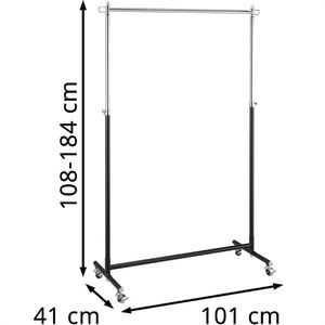 Produktbild für Garderobenständer jankurtz Boston, schwarz