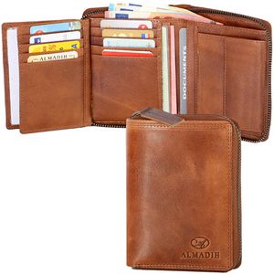 Produktbild für Portemonnaie Almadih P2H-RV, cognac, aus Echt Leder