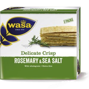 Knäckebrot Wasa Tasty Snacks Crisps Weizen, Rosemary & Seasalt