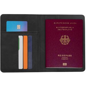 Produktbild für Reisepasshülle Böttcher-AG Visa, schwarz, 2-teiliges Set