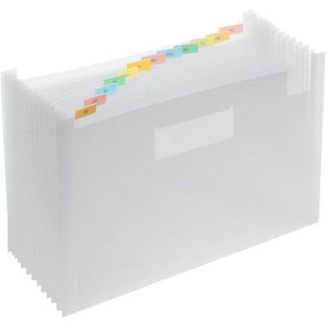 Produktbild für Fächermappe Foldersys 70036-04, A4, transparent