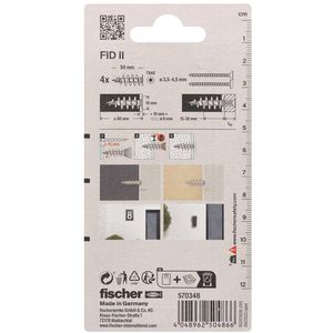 Produktbild für Dübel Fischer 570348, FID II
