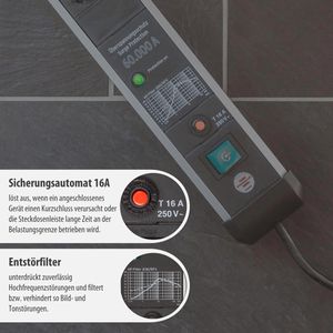 Produktbild für Steckdosenleiste Brennenstuhl Premium Protect, 5m