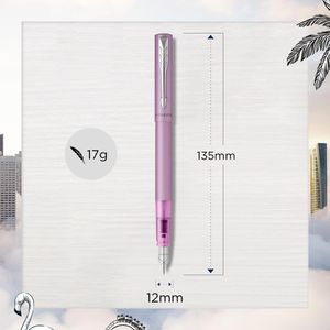 Produktbild für Füller Parker Vector XL Metallic Lilac, Feder M