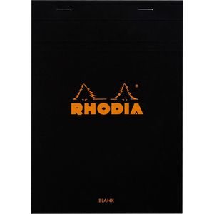 Produktbild für Notizblock Rhodia 160009C, schwarz, A5