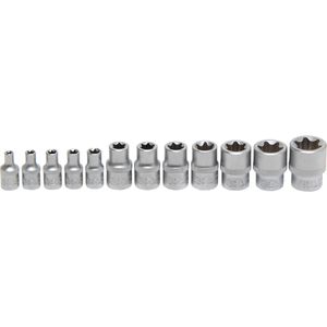 Produktbild für Steckschlüssel BGS-technic 2038 E-Profil 12-teilig