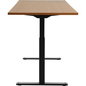 Produktbild für Schreibtisch Topstar E-Table, buche / schwarz
