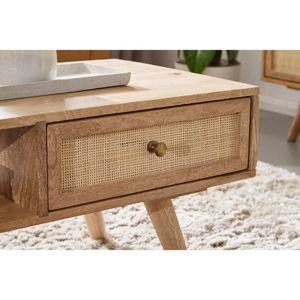 Produktbild für Couchtisch Wohnling WL6.160, aus Massivholz, mango