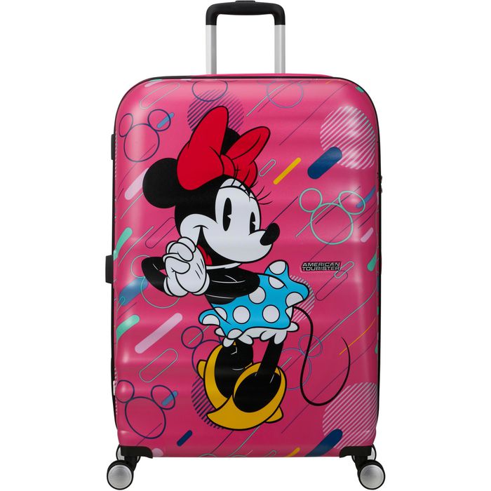 AmericanTourister Reisekoffer Wavebreaker Disney Hartschale 4 Rollen 96 L 52 x 77 x 29cm pink Bottcher AG