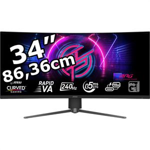 Produktbild für Monitor MSI MPG 346CQRFDE X24, 34 Zoll