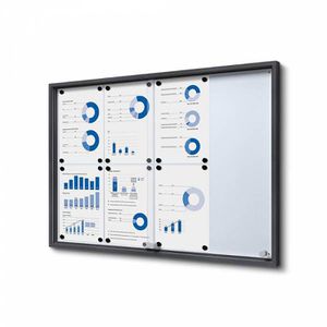Produktbild für Schaukasten Showdown-Displays anthrazit, B1, innen