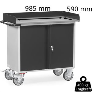 Produktbild für Werkstattwagen Fetra 12456-7016, Tragkraft 400kg