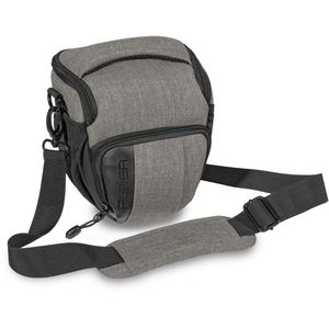 Kameratasche Pedea FASHION Gr. M, aus Polyester, hellgrau