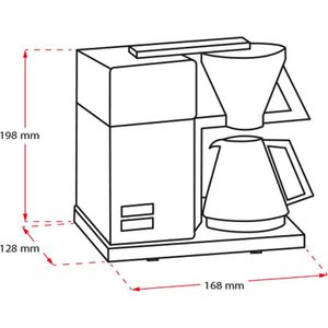 Produktbild für Kaffeemaschine Melitta Aromaboy 1015-03, mit Glaskanne