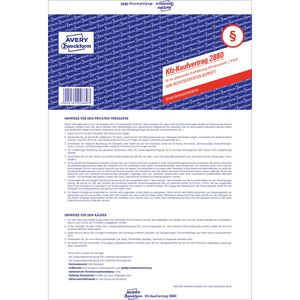 Produktbild für Kaufvertrag Zweckform 2880 für gebrauchtes Kfz, A4