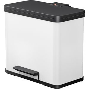 Mülleimer Hailo trio Plus L, weiß