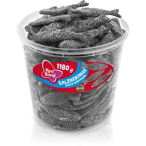 Lakritz Red-Band Salzheringe, süß & gesalzen, 100 Stück